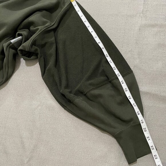 Nike Hoodie Women's Large Green Pullover Oversized Streetwear Athleisure - Picture 16 of 16